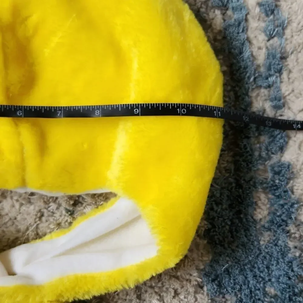 Big Smile Emoji Hoodie Hat || EUC
